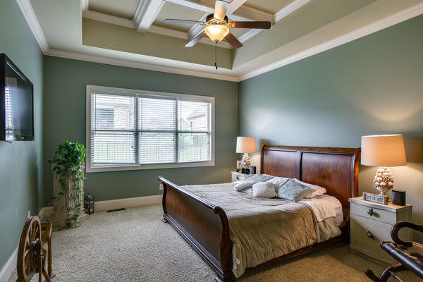 bedroom of an autumn ridge home