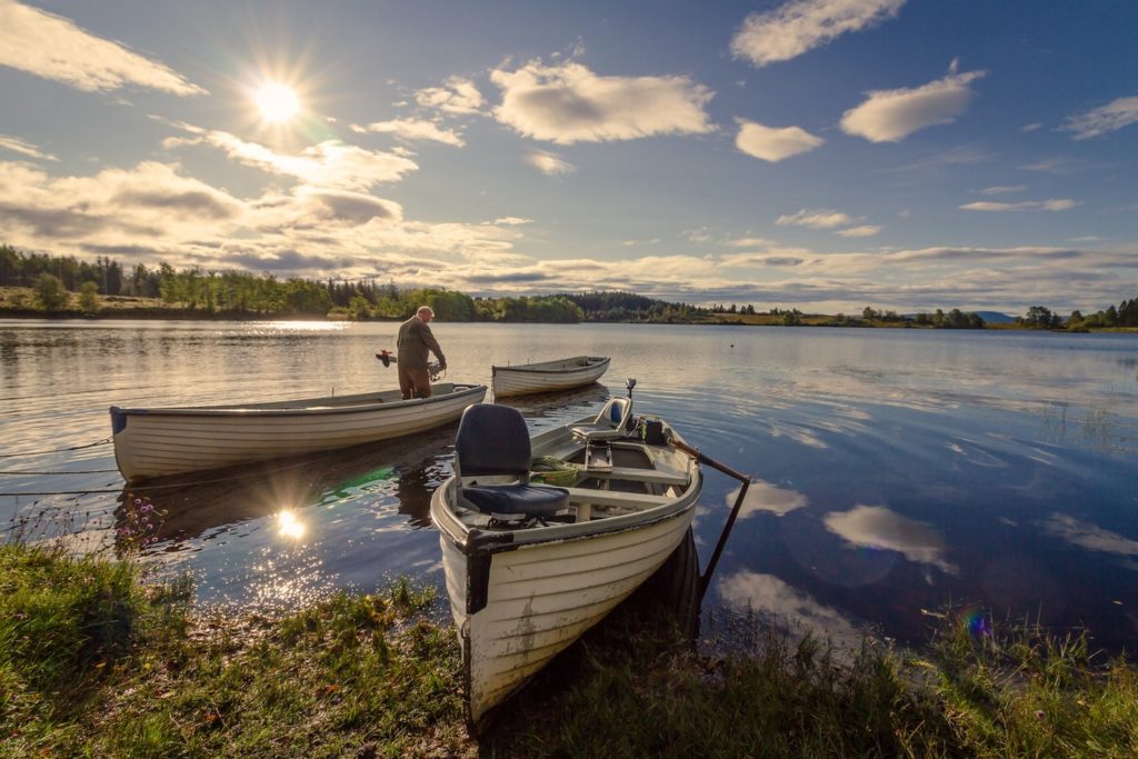 fishing on one of middle tennessee's lakes